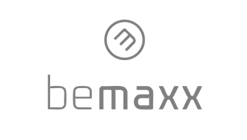 Logo of bemaxx with stylized letter M inside a circle above the brand name.