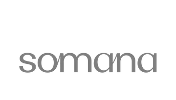 Somana logo, lowercase wordmark of the physiotherapy brand.